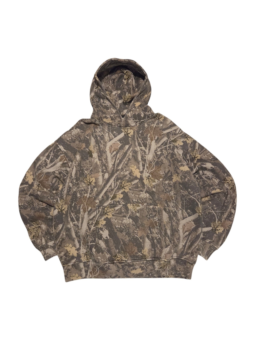 Abercrombie & Fitch Men's Camouflage Pullover Hoodie - Brown & Gray
